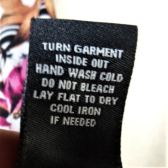 Zac & Rachel Floral Abstract Fringe Tank Top L - Picture 5 of 7